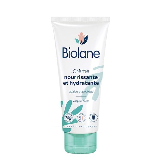 Biolane Crème nourrissante et hydratante Vert et blanc 100 ml