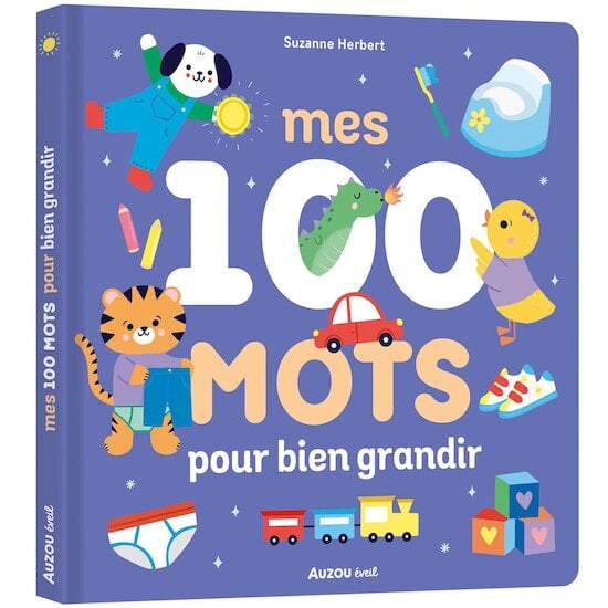 Auzou Livre Mes 100 mots pour bien grandir Multicolore 