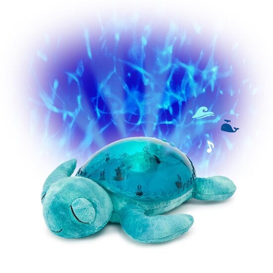 Cloud b Veilleuse projection musicale Tranquil Turtle Bleu 