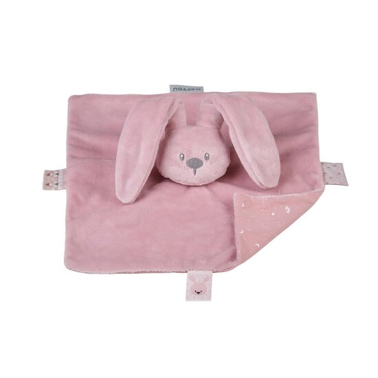 Nattou Doudou Lapidou Glow avec motif imprimé Rose 