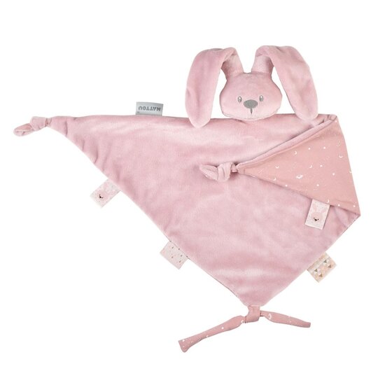 Nattou Maxi doudou Lapidou Glow Rose 