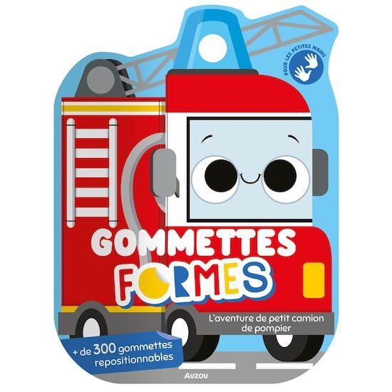 Auzou Livre L'aventure de petit camion de pompier Multicolore 