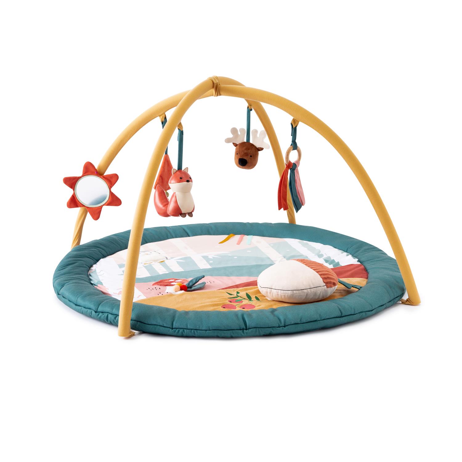 LITTLE BIG FRIENDS - Tapis d'éveil avec arches VERT Little big friends