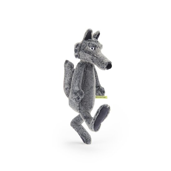 Moulin Roty Peluche loup Ecole des loisirs Gris 