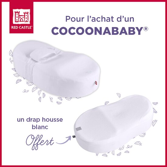 Red Castle Pack Cocoonababy avec drap + drap offert Blanc  0-3 mois Red Castle Pack Cocoonababy avec drap + drap offert Blanc  0-3 mois