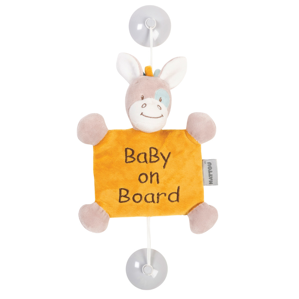 Baby on Board ORANGE Nattou