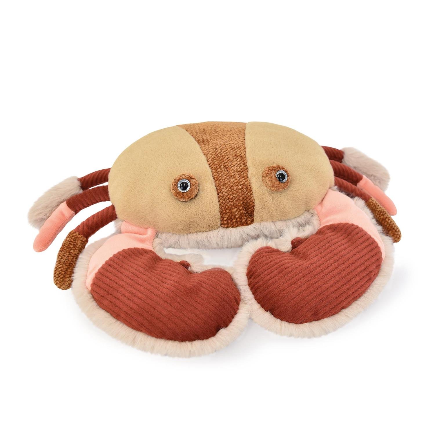 Doudou & Compagnie - Peluche trésors marins Crabe BEIGE Doudou & Compagnie