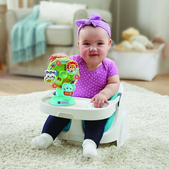 Baby Spinner Ventouse Chaise Haute dès 6-12 Mois,Jouet Ventouse Bebe Chaise  Haute,Jouet Montessori pour Enfant,D'éveil Jouet Bain