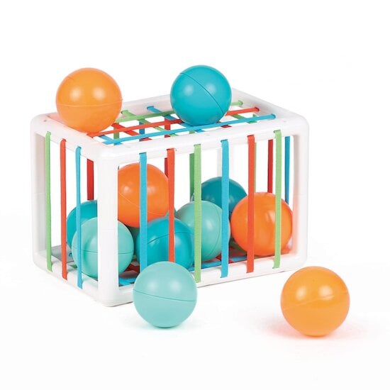 Ludi Cube de manipulation avec balles Multicolore 10 mois