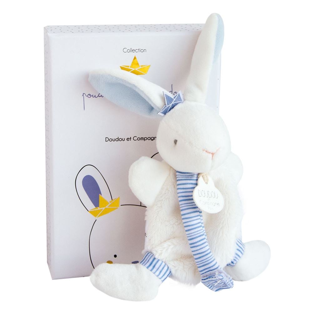 Doudou & Compagnie - Doudou Lapin matelot BLEU Doudou & Compagnie