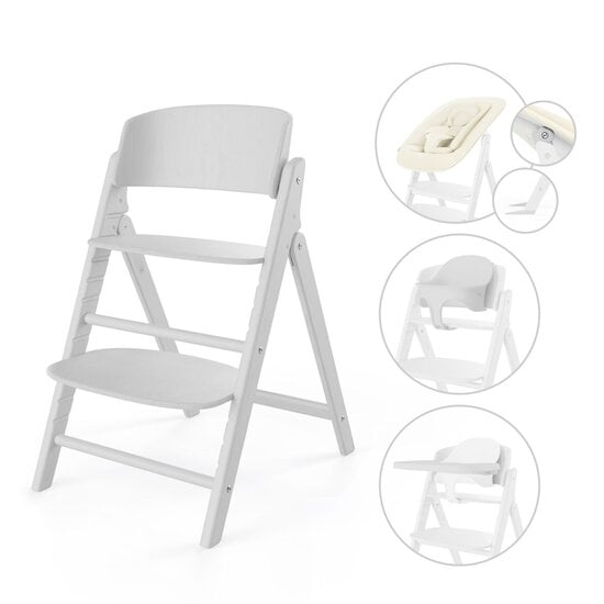 Cybex Chaise Haute Click & Fold 4-en-1 All White 