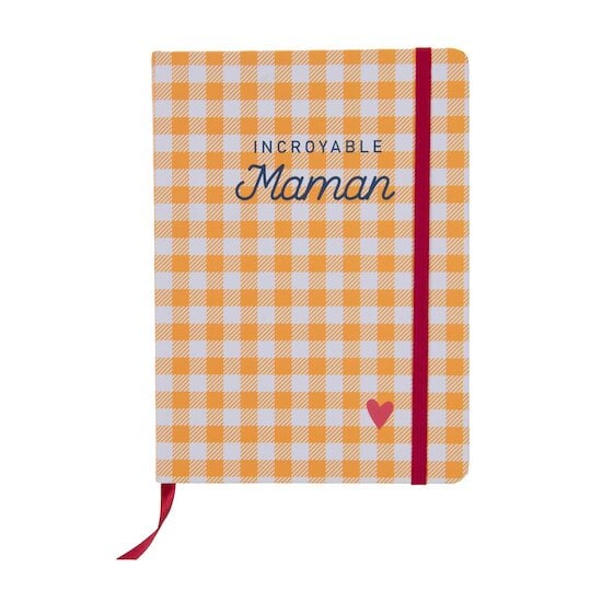 Amadeus Carnet Maman Ella Vichy Orange 