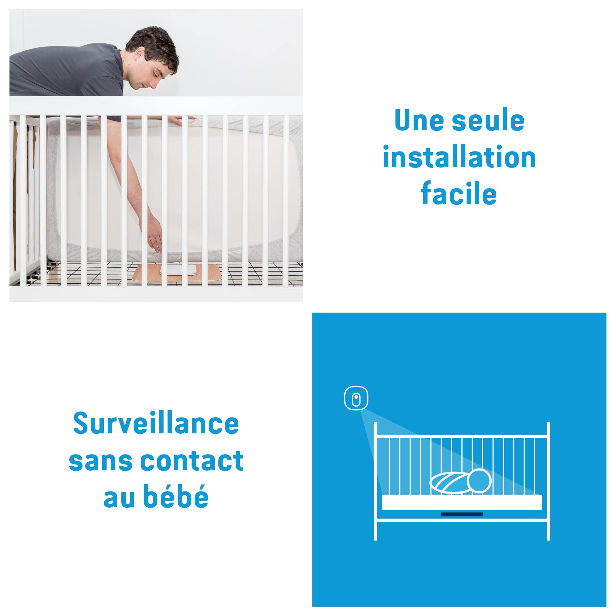 Babyphone Video Avec Detecteur De Mouvements Ac527 Angelcare De Angelcare