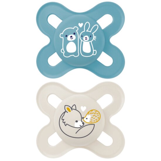 Curaprox Tétine pour bébé bleu avec boîte de rangement, taille 1, 7 à 10 kg  ou 7 à 18 mois, Pacifier, Soothie, bleu, 1 pièce : : Bébé et  Puériculture