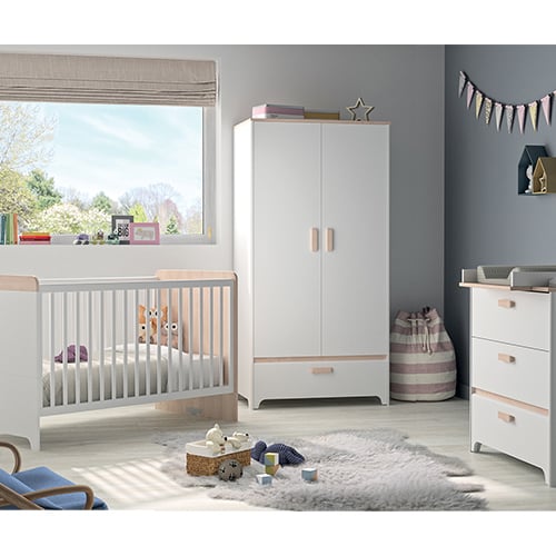 Lit 70x140cm Commode Armoire Leon Chambre Leon De Bebe Lune