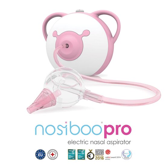 Nosiboo Mouche-bébé électrique Nosiboo Pro Rose 