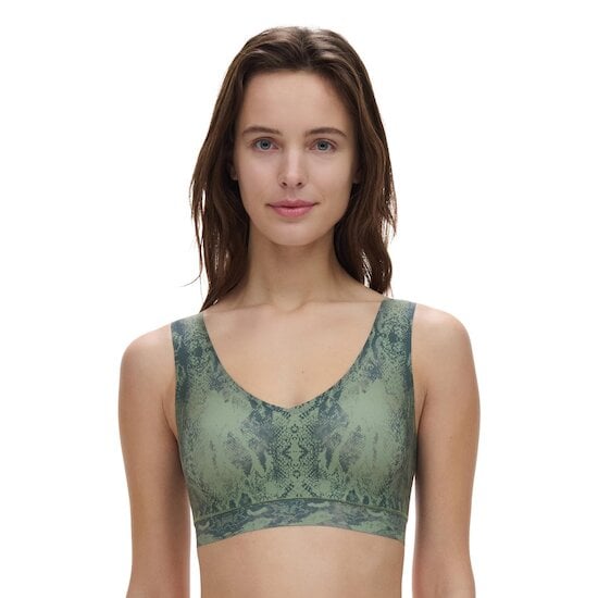 Chantelle Brassière Sans Armatures Col V Imp python 