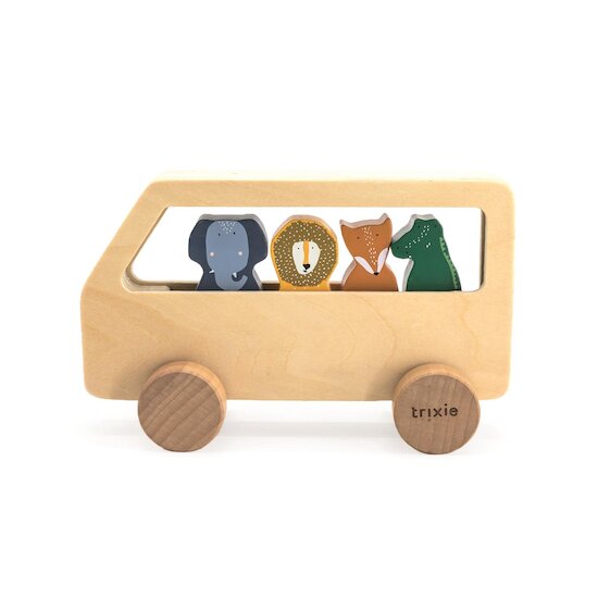 Trixie Bus animaux en bois Multicolore 