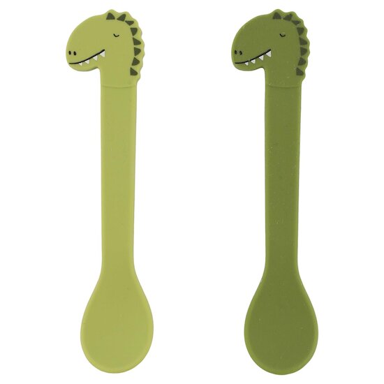 Trixie Cuillère silicone 2-pack Mr. Dino 