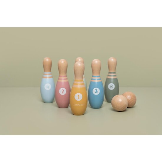 Jeu de bowling en bois - Little Dutch