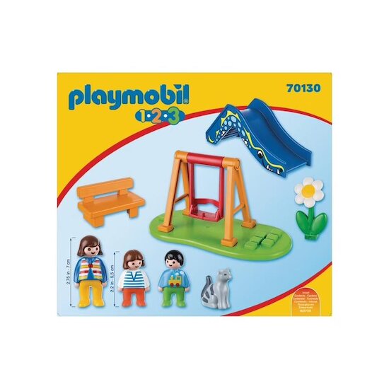 PLAYMOBIL 1.2.3 70130 - Parc de jeux Playmobil