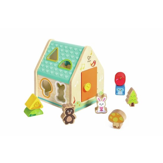 Hape Jouet Maison trieuse de formes Multicolore 