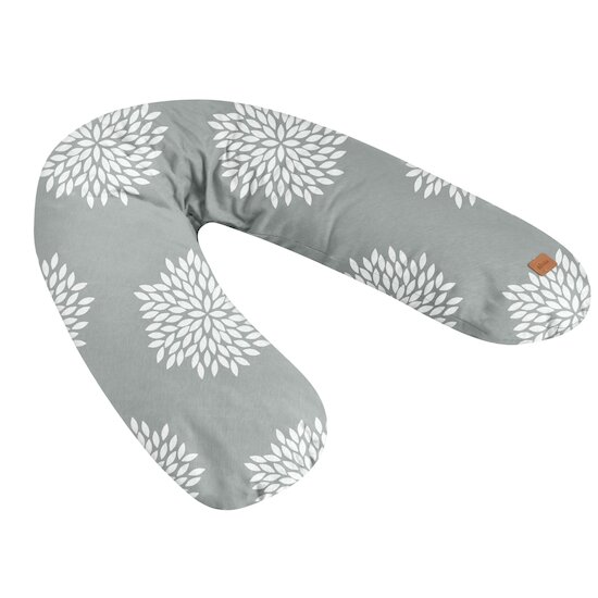 Béaba Coussin de maternité Big Flopsy imprimé Flower Gris 