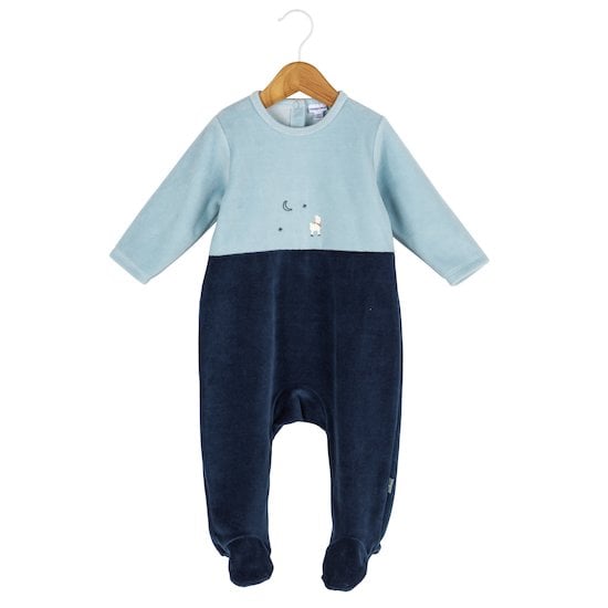 P’tit bisou Pyjama Eval Bleu Fur 12 mois