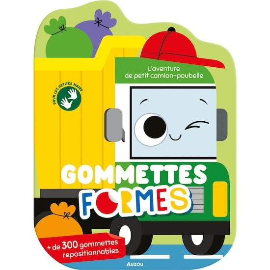 Auzou Livre L'aventure de petit camion-poubelle Multicolore 