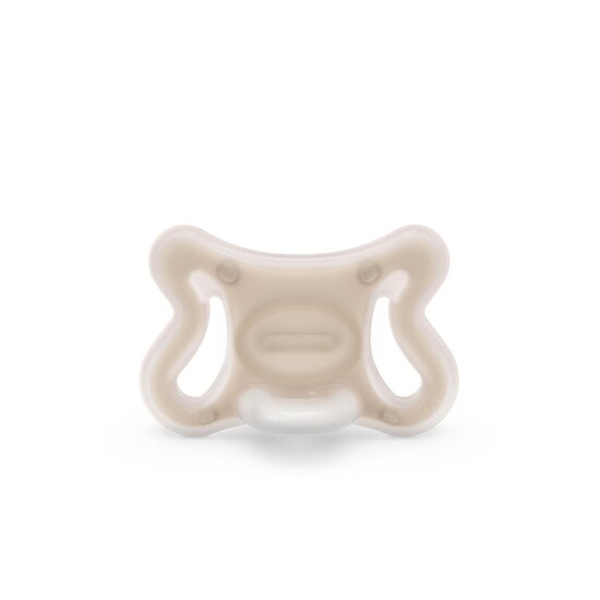 Suavinex Sucette Zero.Zero Symetrique Silicone  Light Beige 