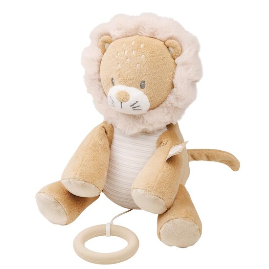 Nattou Peluche musical lion Ernest Beige 