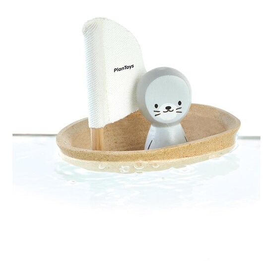 Trousselier Jouet de bain Bateau phoque Beige 