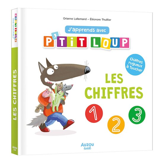 Auzou J'apprends avec P'tit Loup - les chiffres Multicolore 