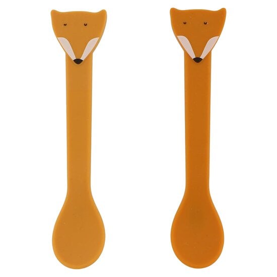 Trixie Cuillère silicone 2-pack Mr. Fox 