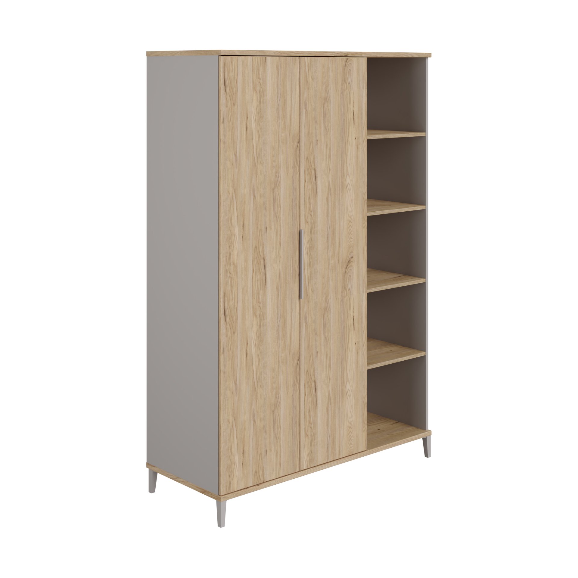 Transland - Armoire 2 portes avec ouverture Elouen MULTICOLORE Transland