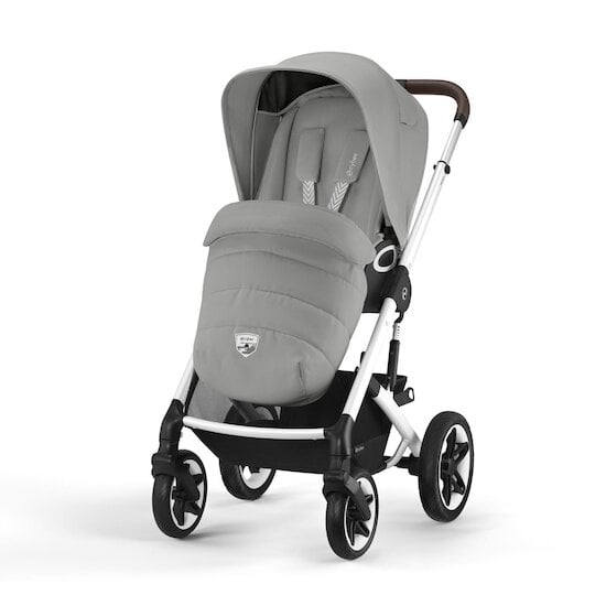 Cybex Poussette Talos S Lux Stone Grey/ Châssis Silver 