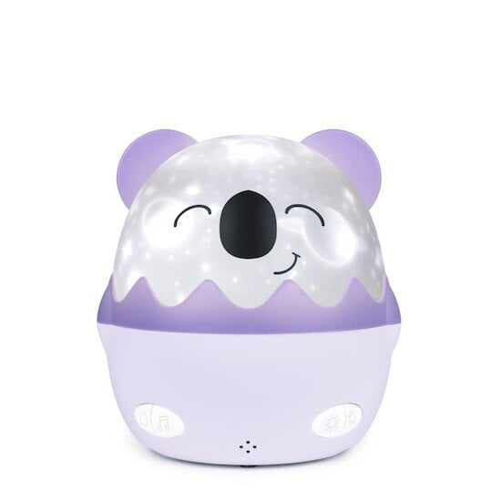 Bigben kids Veilleuse musicale sans fil avec projection Koala Violet 