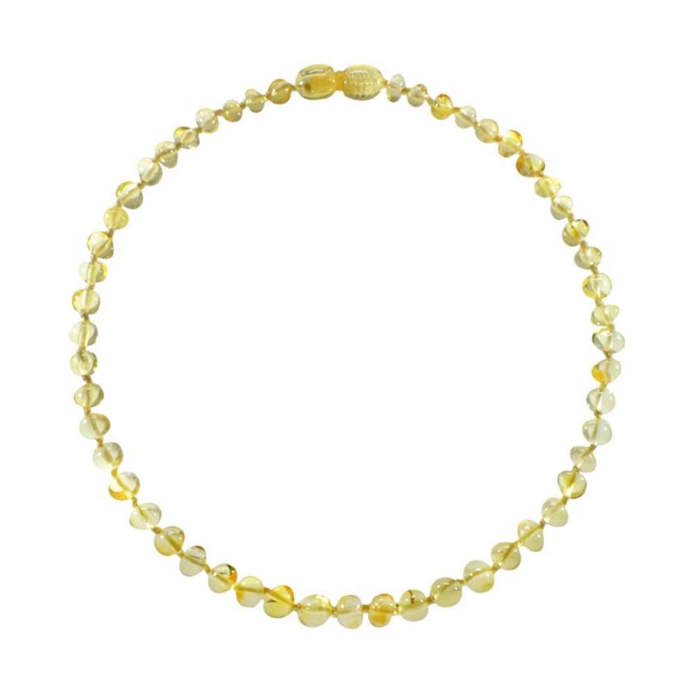 Irréversible Bijoux - Collier d'ambre Cognac JAUNE Irréversible Bijoux