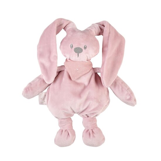 Nattou Peluche Lapidou avec bandana Rose 