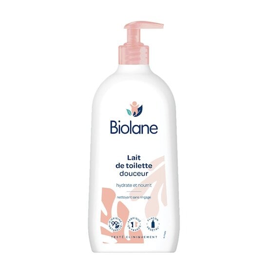 Biolane Lait de toilette Rose et blanc 750 ml