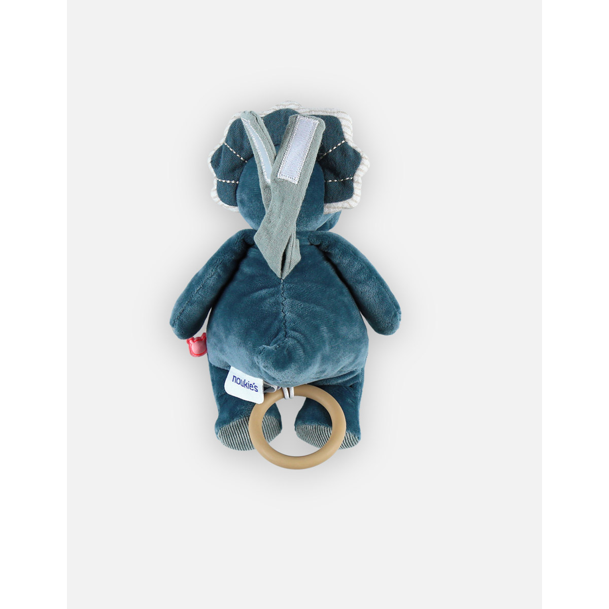 Noukie's Louis & Scott peluche boîte à musique pingouin bleu gris