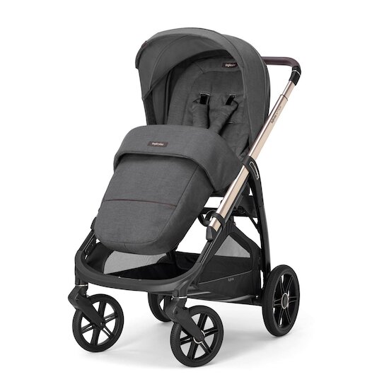 Inglesina Poussette Aptica chassis palladio black velvet grey 