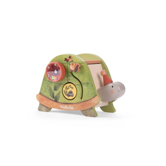 Moulin Roty Tortue d'activités Trois petits lapins Multicolore 