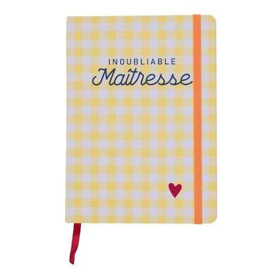 Amadeus Carnet Maitresse Ella Vichy Jaune 