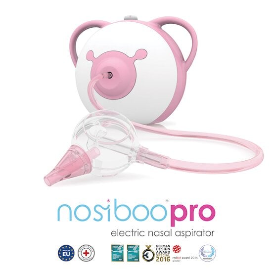 Nosiboo Mouche-bébé électrique Nosiboo Pro Rose 
