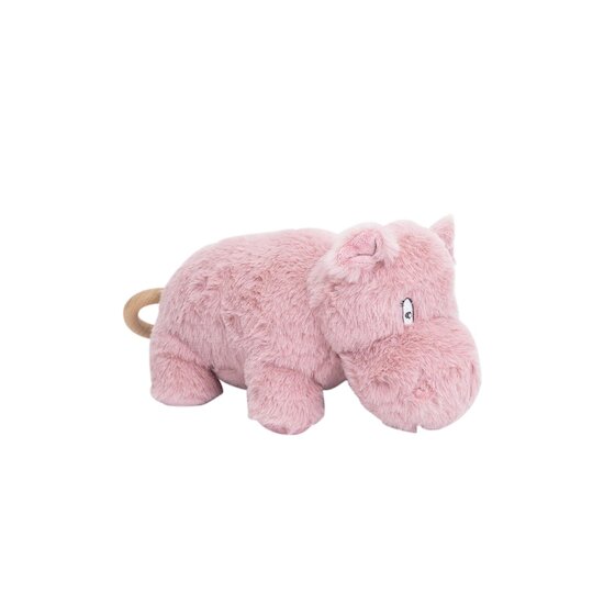 Trois Kilos Sept Peluche musicale Hipppo Vieux Rose 