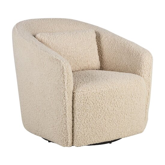 Quax Fauteuil Swivel & Gliding Chair Gomi beige 