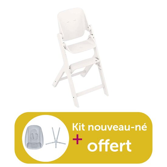 Maxi Cosi Chaise haute nesta blanche = kit nouveau-né offert  