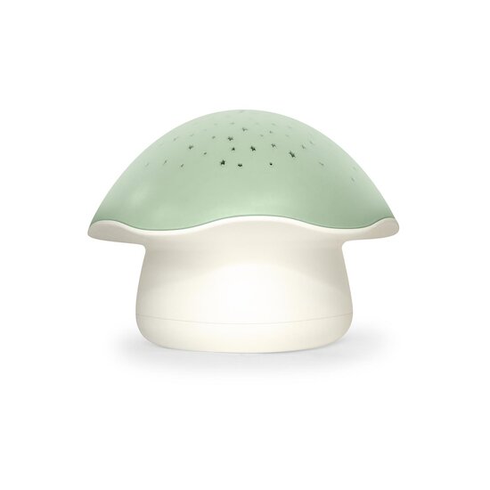 Pabobo Projecteur d'étoiles Champignon Vert sauge 